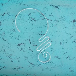 Non-Sterling Zig Zag Wire Neck Piece