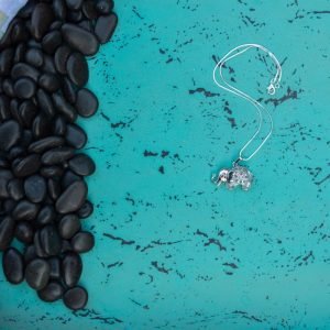 White Elephant Pendant