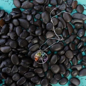 Multi-Stone Tree of Life Pendant